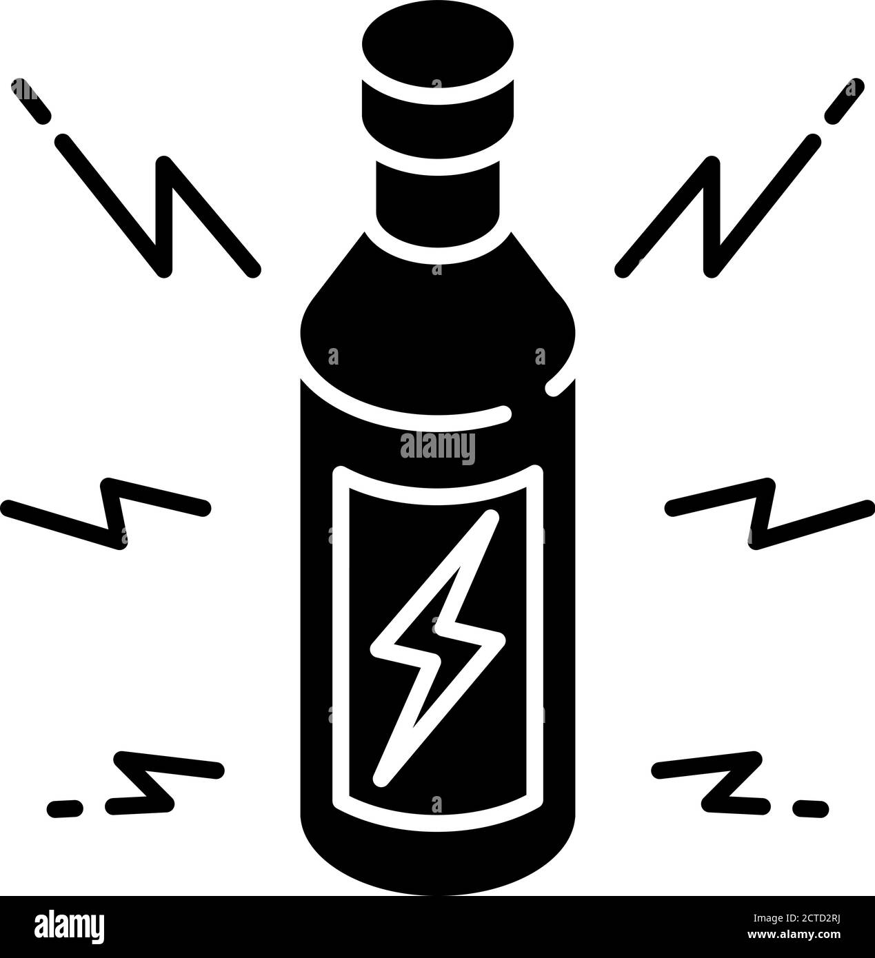 Energy drink black glyph icon Stock Vector Image & Art - Alamy