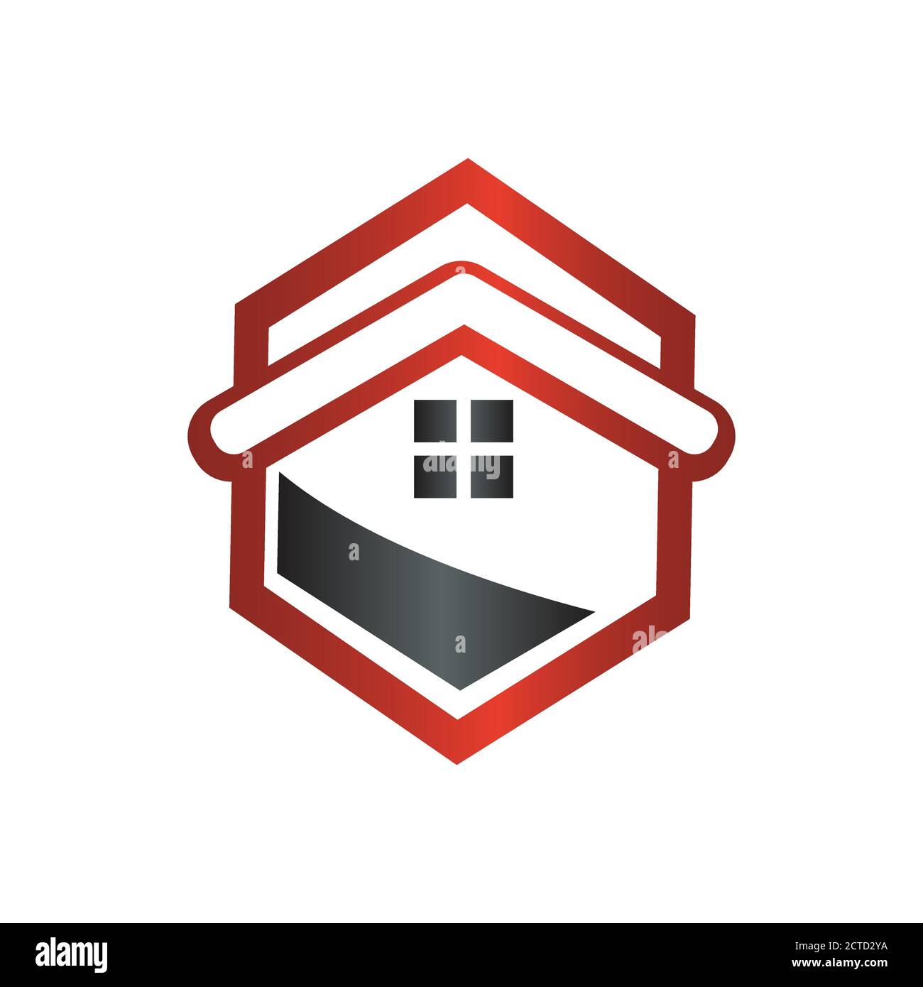 architectural home design logo vector architecture symbol graphic concept Stock Vector