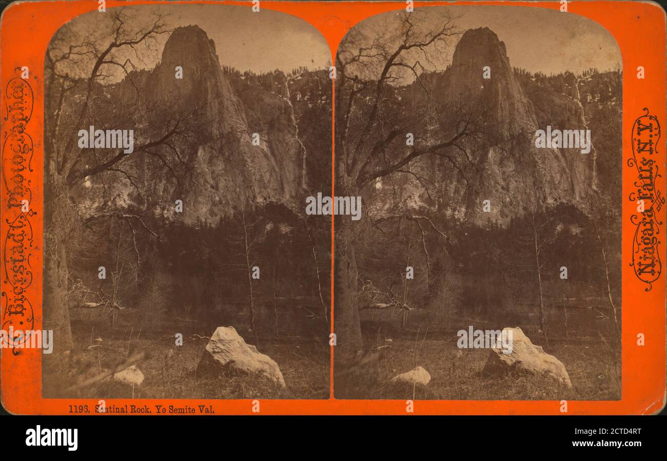Sentinel Rock, Yo Semite Val., still image, Stereographs, 1872 - 1873 ...