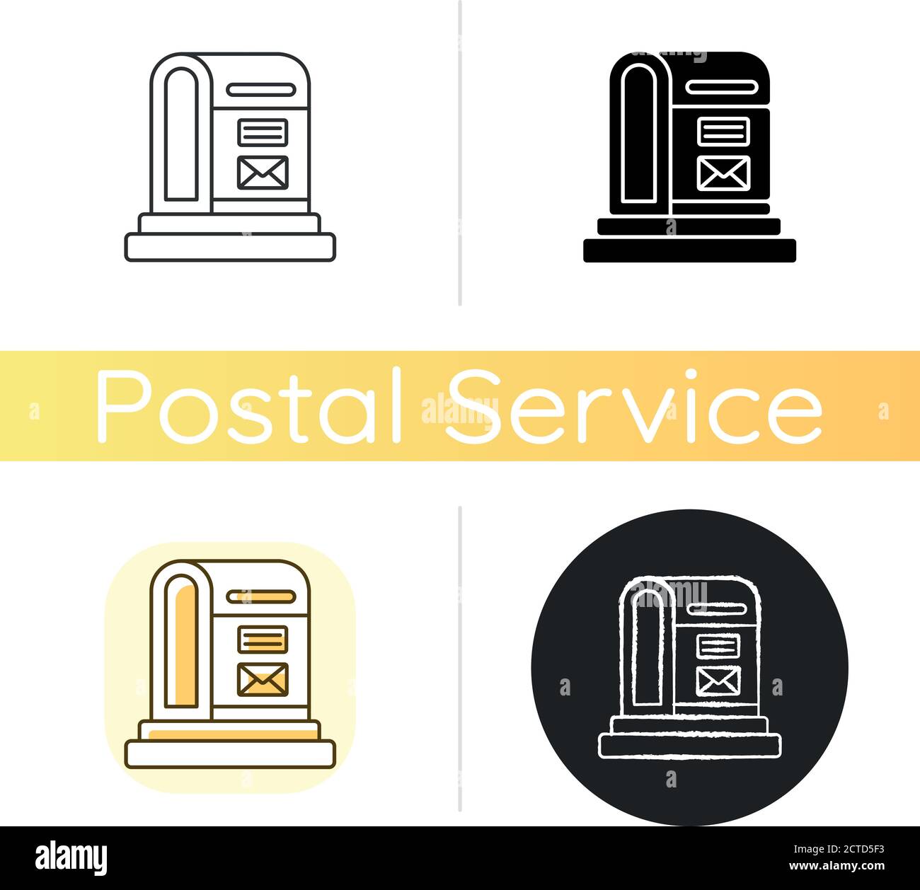 Postbox collection service Stock Vector Images - Alamy