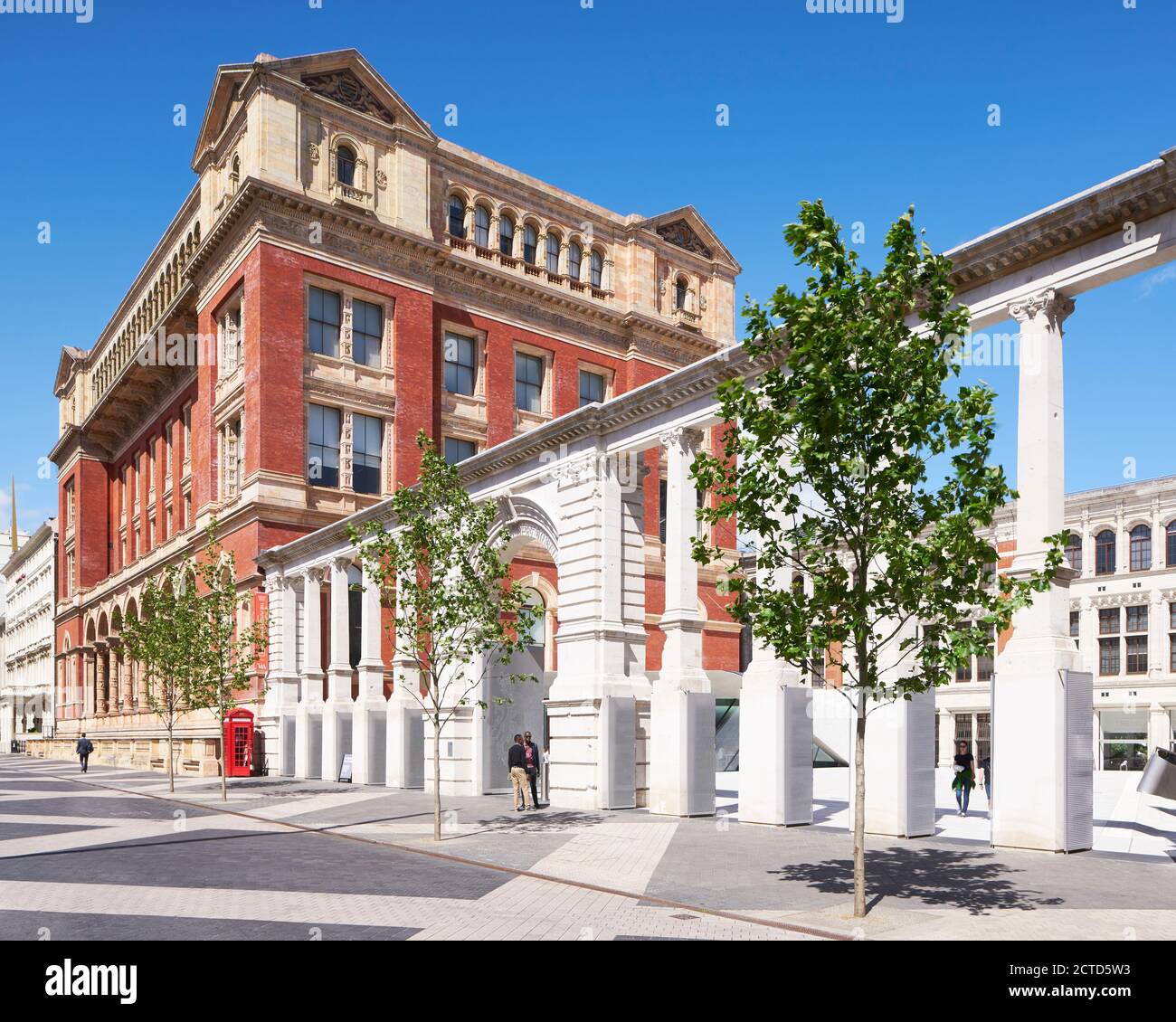 Exterior of the Exhibition Road Quarter at the Victoria and Albert
