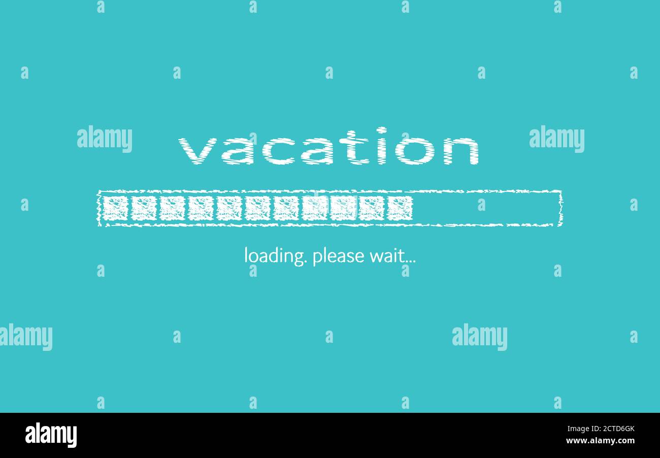 Vaction Loading Please order Stock Vector Images - Alamy