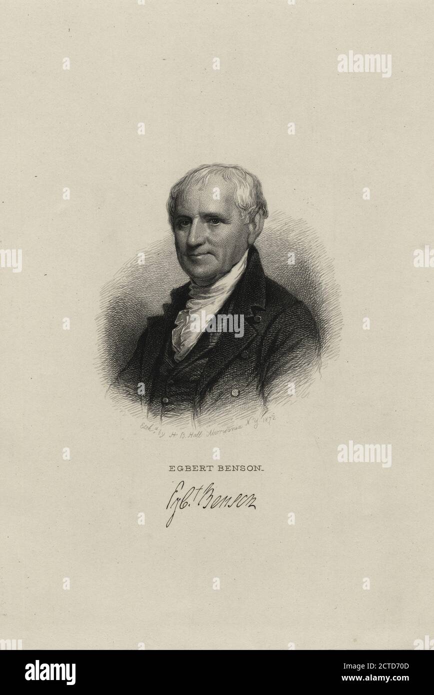 Egbert Benson., still image, Prints, 1872 Stock Photo Alamy