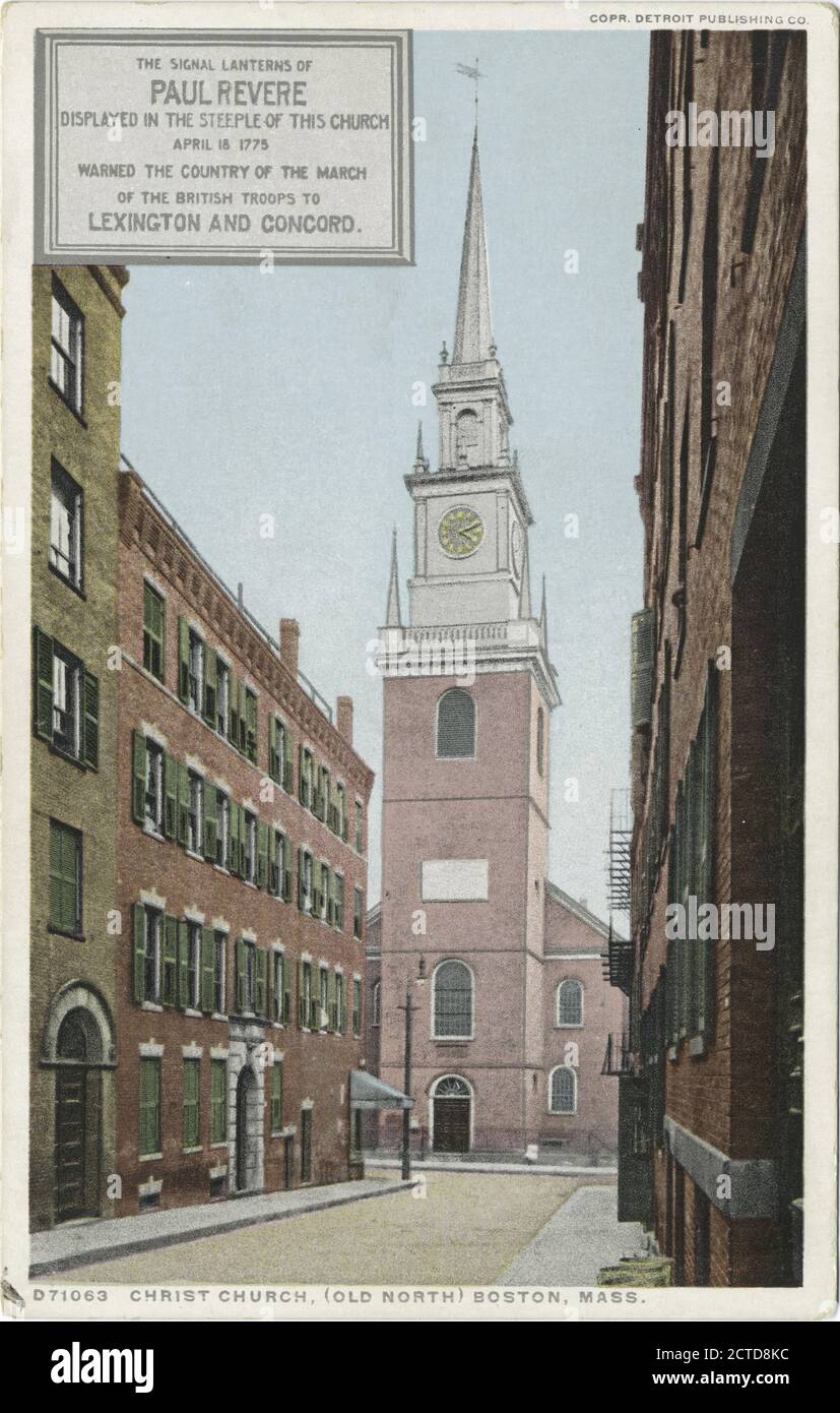 Old north church still hi res stock photography and images Alamy Old north church still hi res stock photography and images Alamy