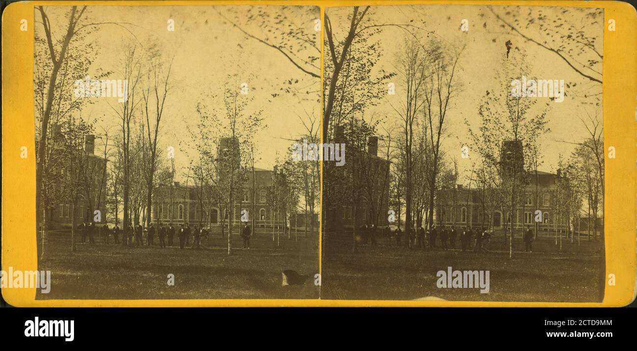 Colby College., still image, Stereographs, 1850 - 1930, Carleton, C. G Stock Photo