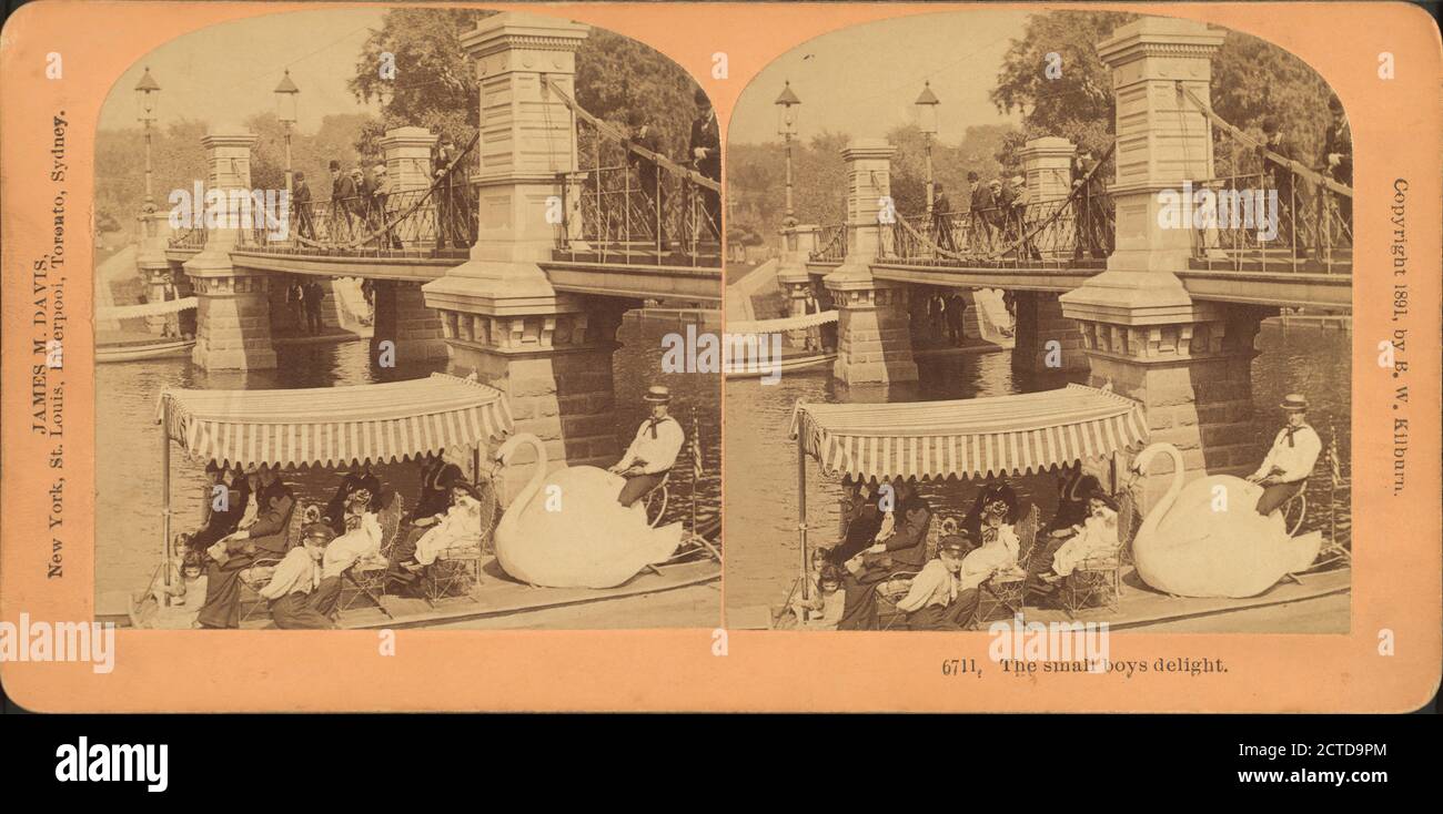The small boys delight., still image, Stereographs, 1850 - 1930, Kilburn, B. W. (Benjamin West) (1827-1909 Stock Photo