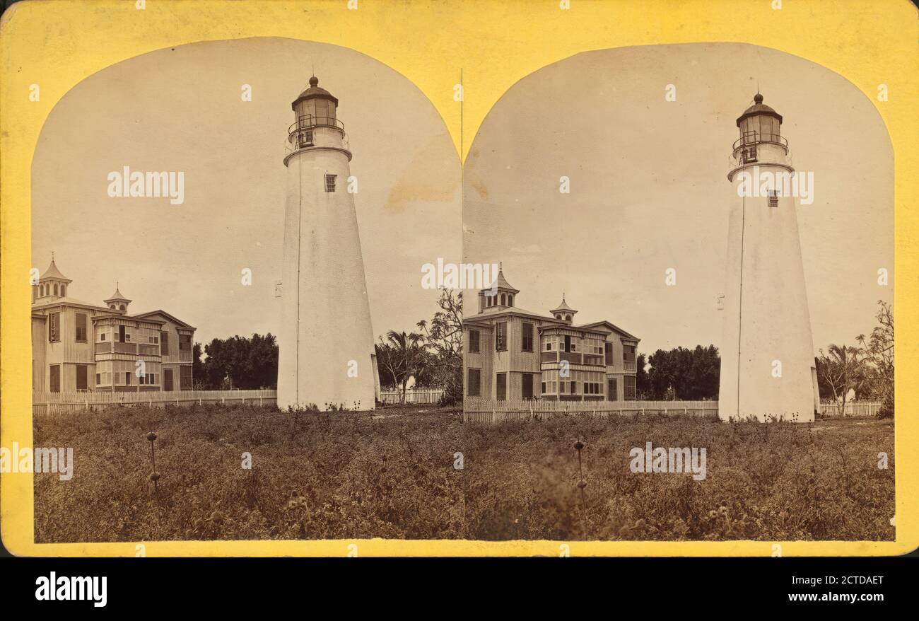 Light House, Whitehead St. Key West, Fla., still image, Stereographs