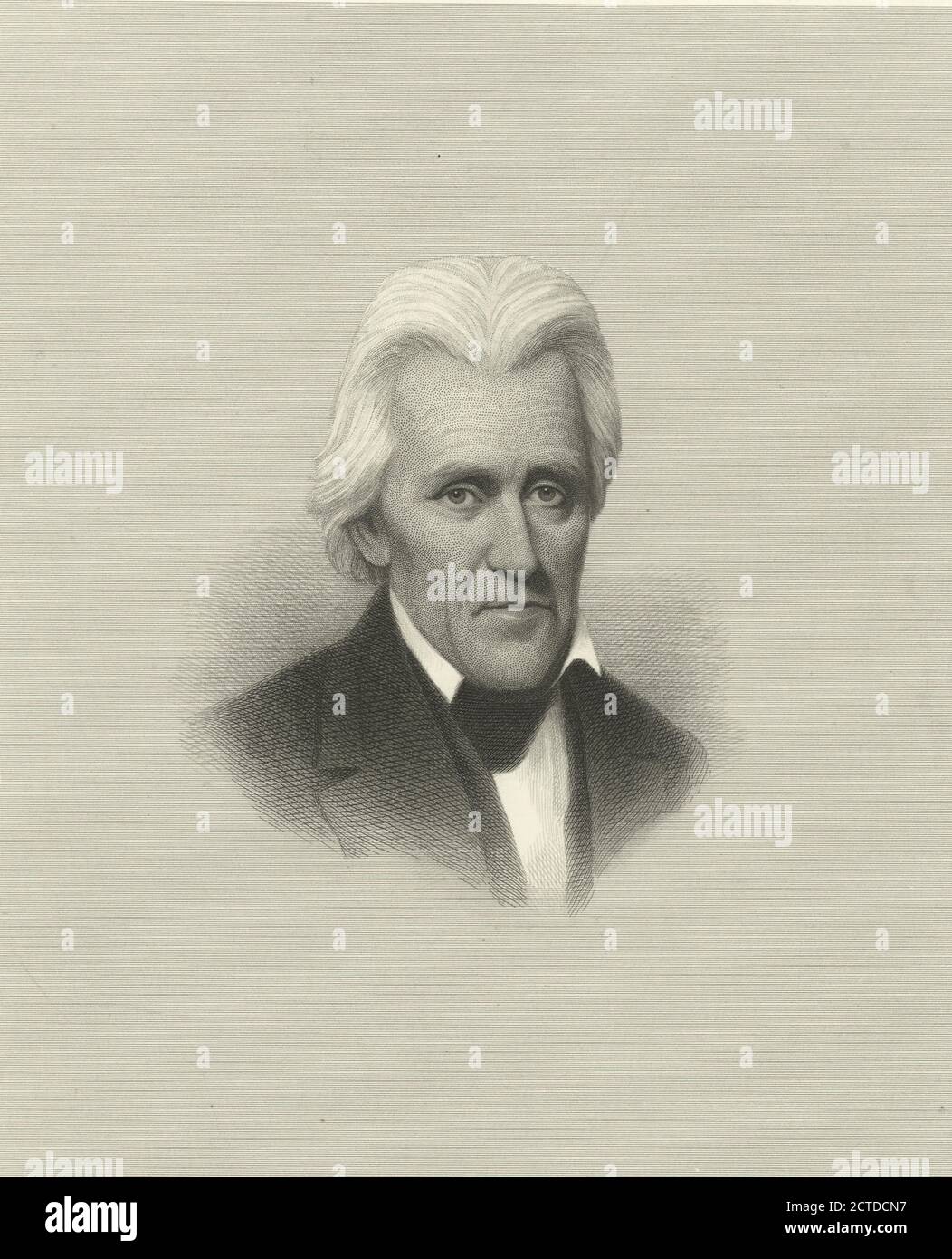 Andrew Jackson., still image, Prints, 1810 - 1877, Smith, Henry W (b. 1828), Dodge, John Wood (1807-1893 Stock Photo
