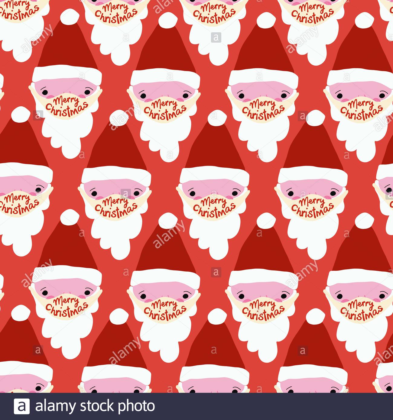 Seamless Repeating Cartoon Pattern Christmas High Resolution Stock Photography And Images Alamy