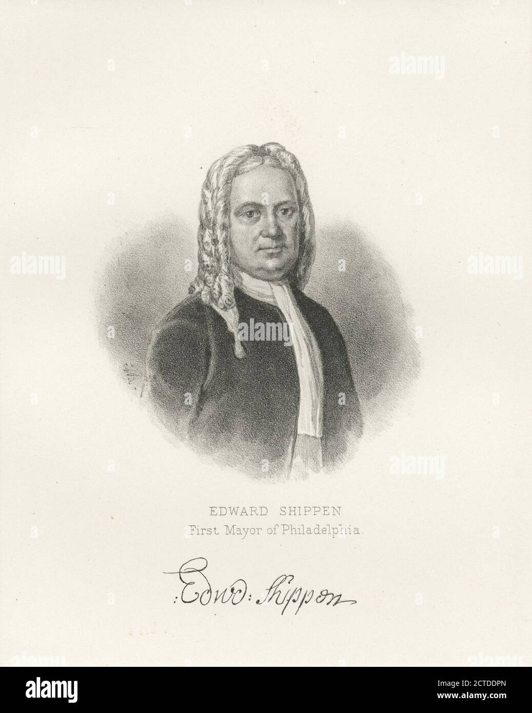 Edward Shippen, first mayor of Philadelphia., still image, Prints, 1777