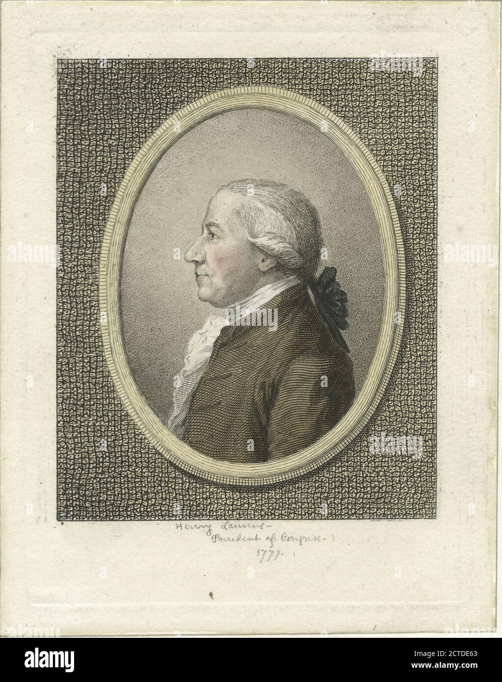 Henry Laurens., still image, Prints, 1783 Stock Photo Alamy
