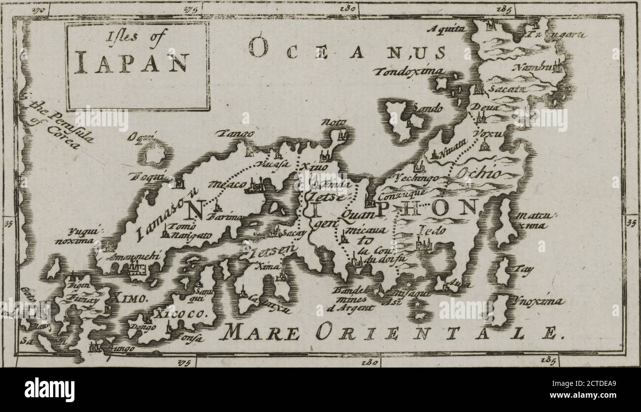 Maps of japan hi-res stock photography and images - Alamy