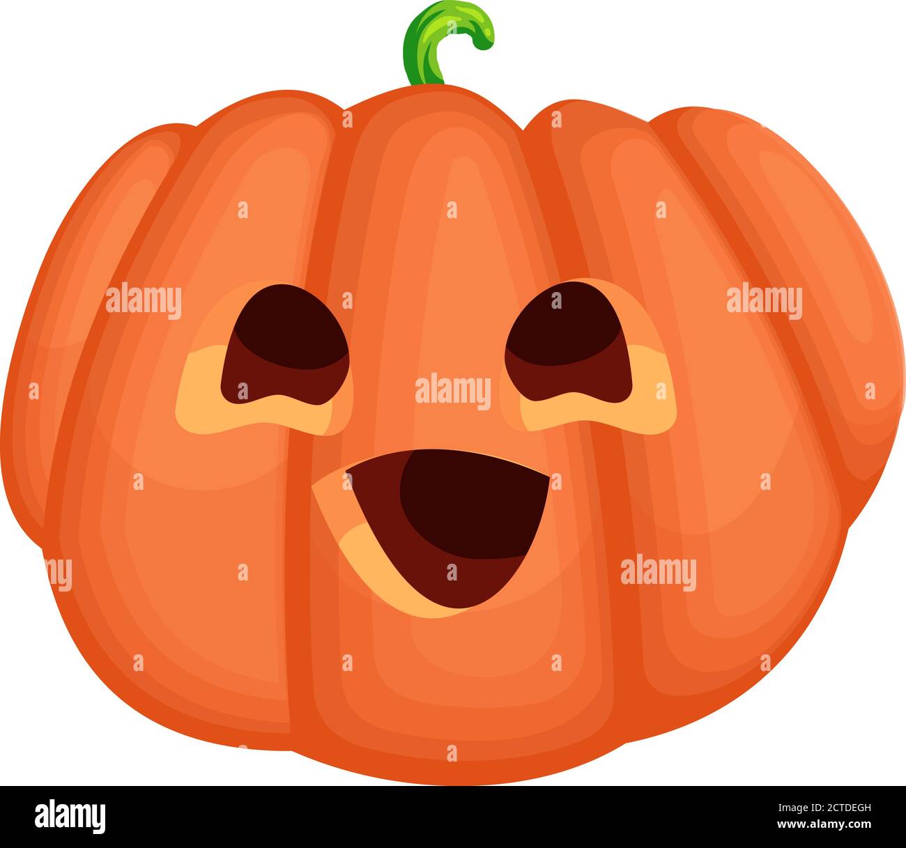 Halloween pumpkin vector illustration Stock Vector Image & Art - Alamy