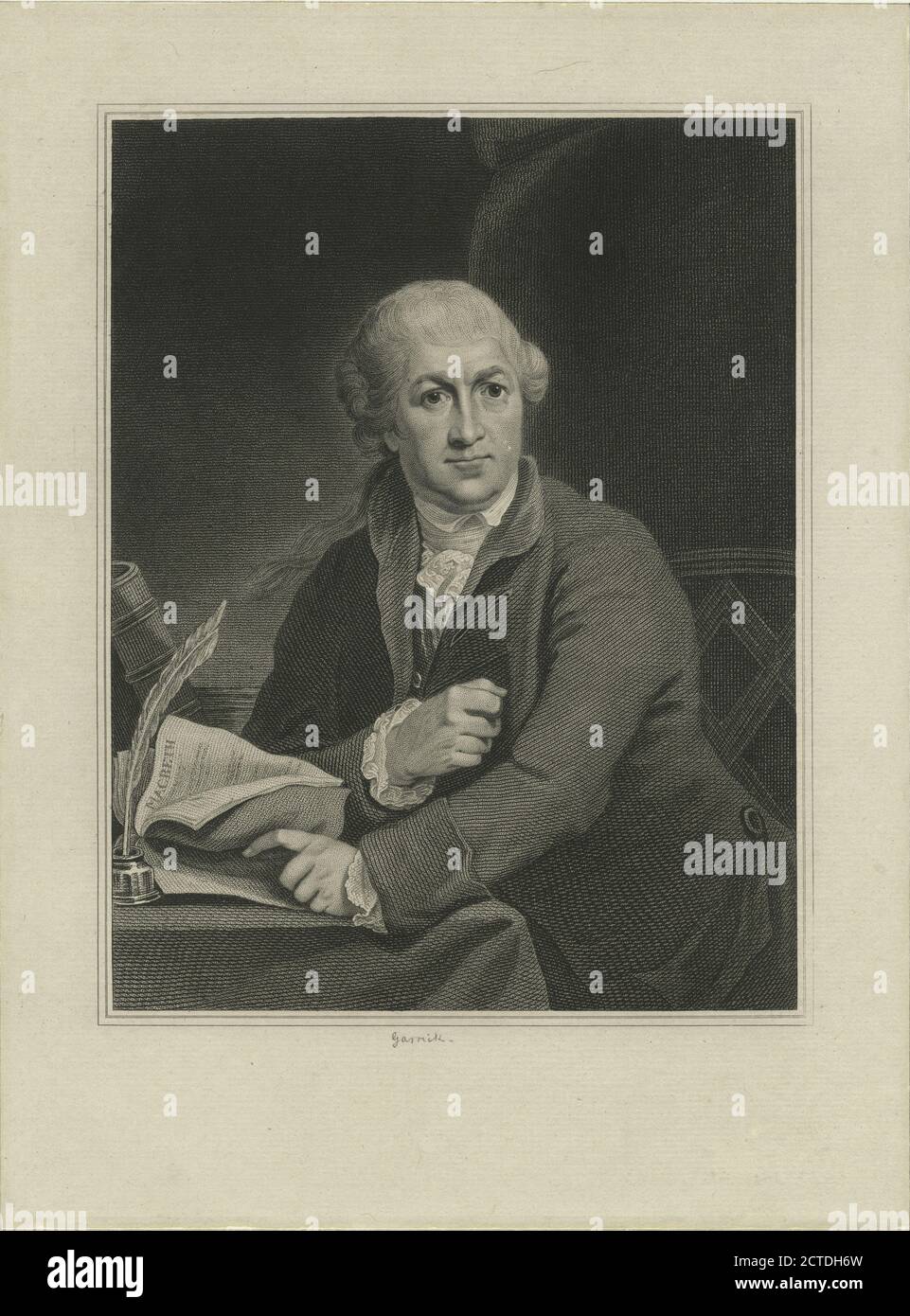 David Garrick., still image, Prints, 1800, Pine, Robert Edge (1730?-1788 Stock Photo