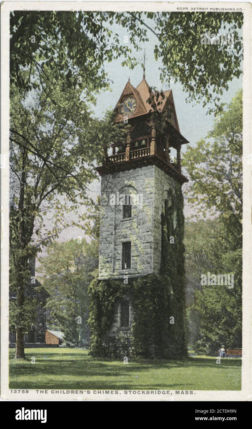 Childrens Chimes, Stockbridge, Mass., still image, Postcards, 1898 - 1931 Stock Photo