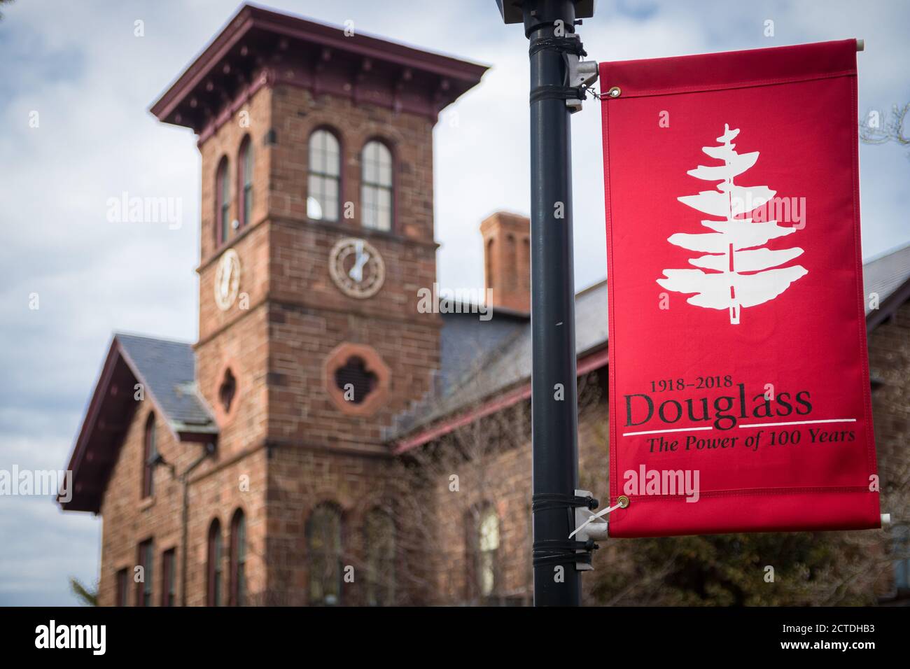 College Hall on Douglass Campus of Rutgers University; as Douglass College celebrated 100 year anniversary Stock Photo