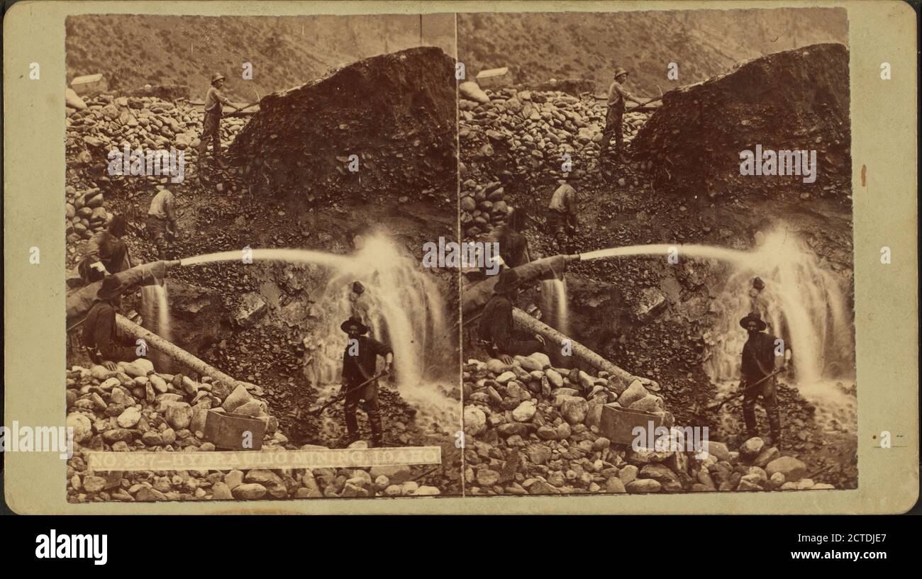 Hydraulic mining idaho hires stock photography and images Alamy