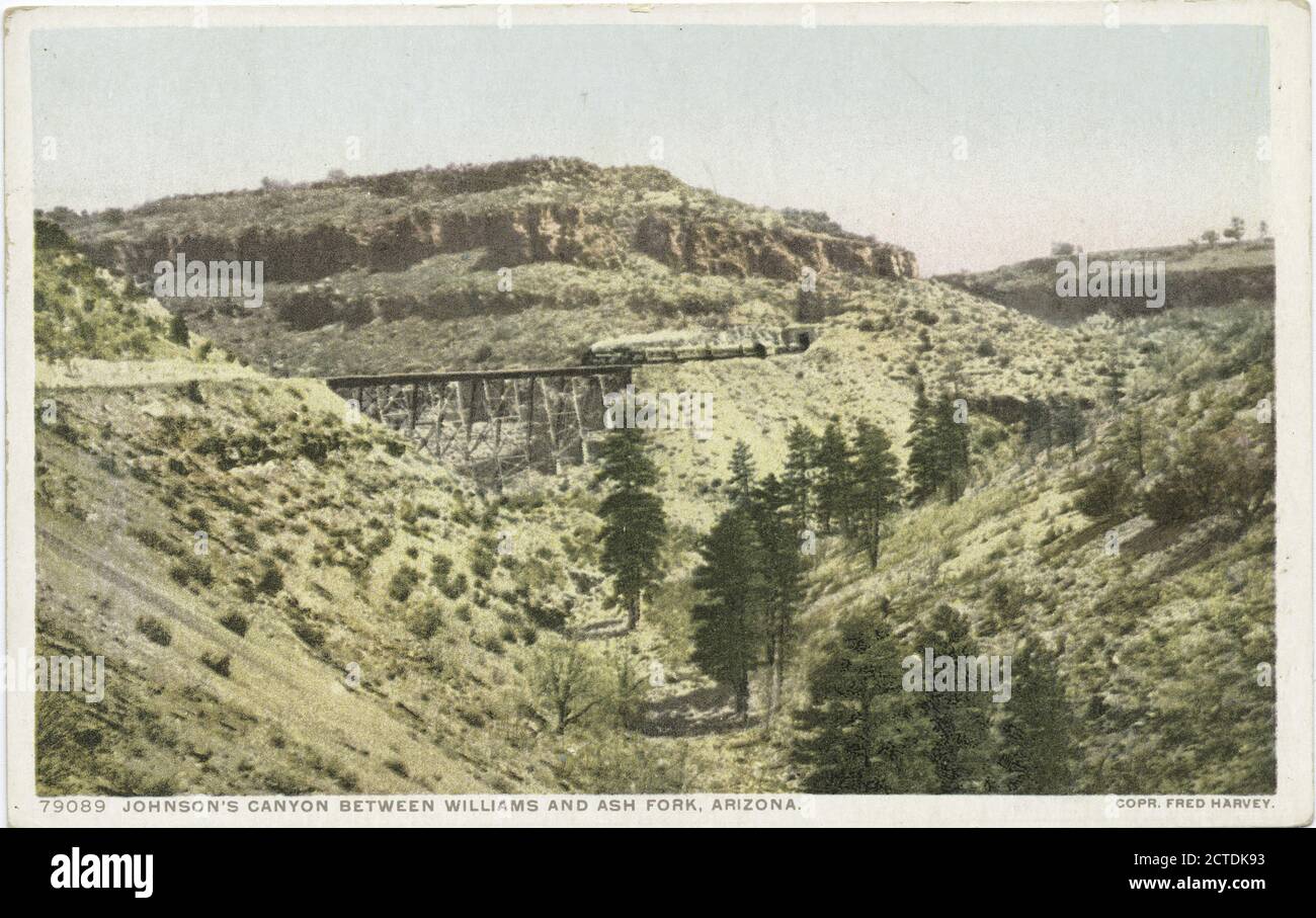 Johnson's Canyon between Williams and Ash Fork, Arizona, still image