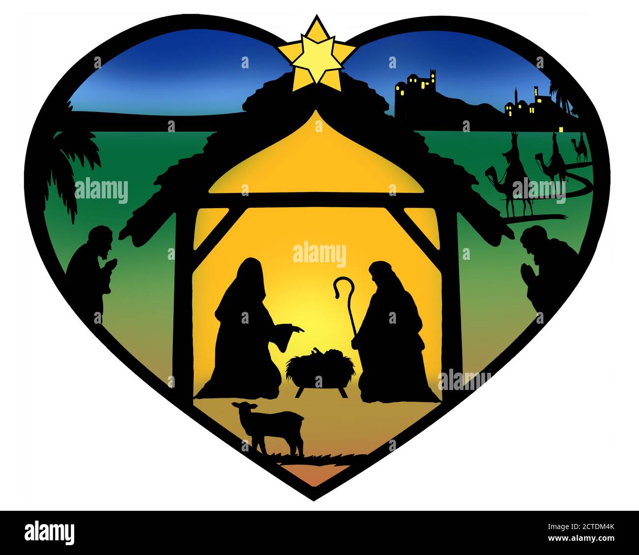 Abstract art nativity hi-res stock photography and images - Alamy