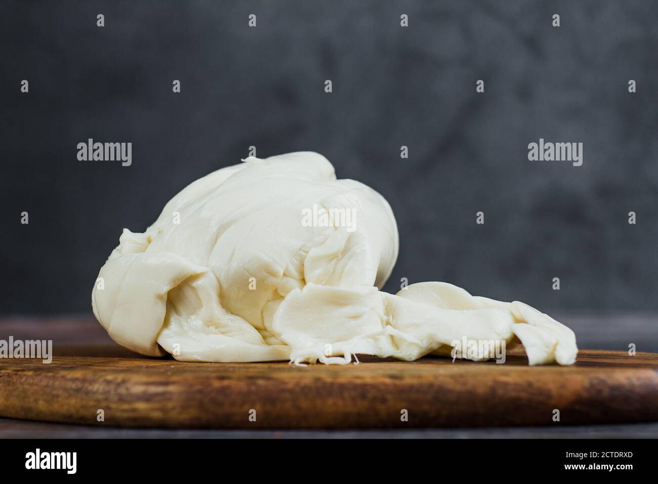 Oaxaca cheese called quesillo traditional from Oaxaca Mexico Stock