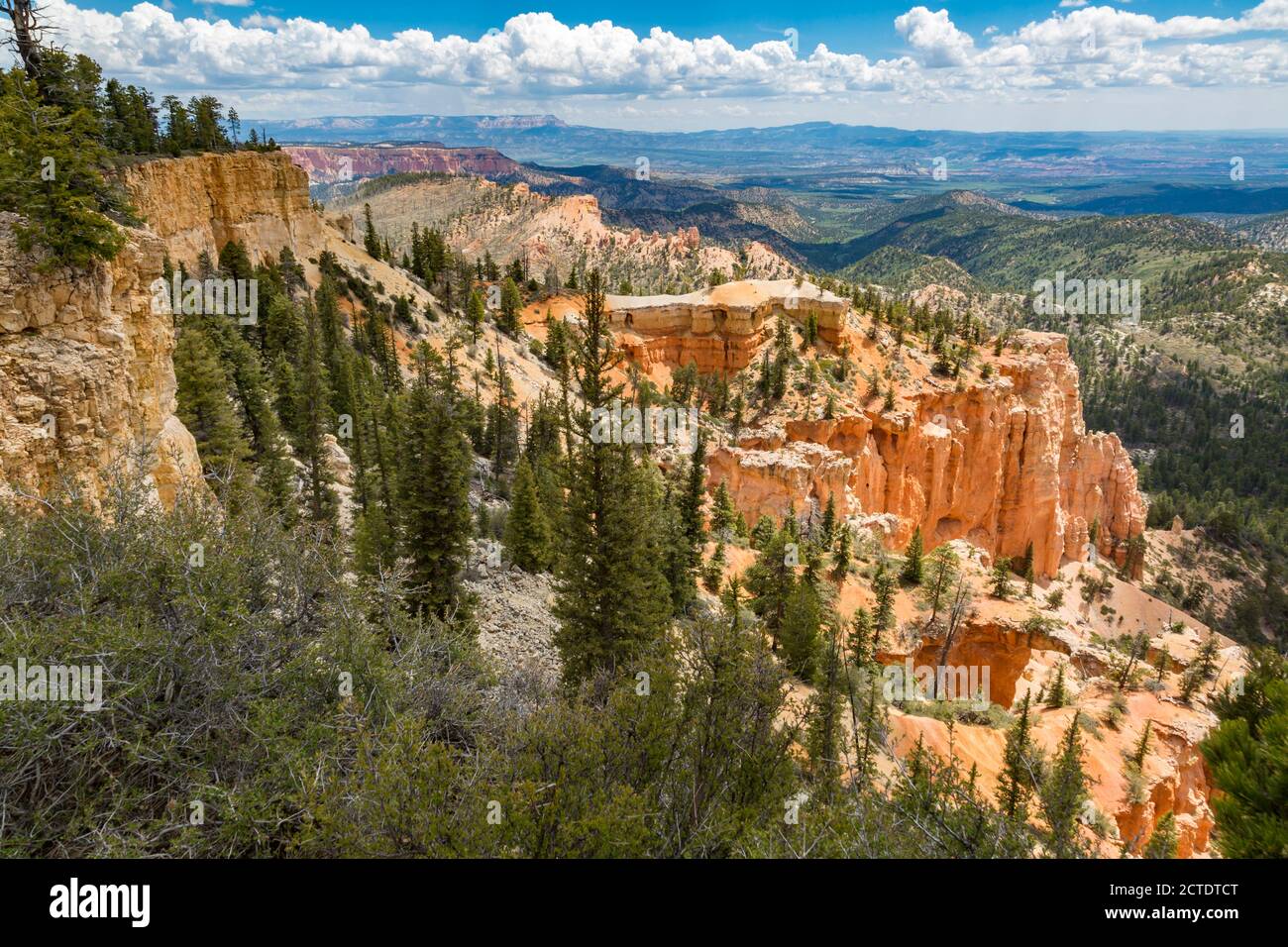 Overlook in Bryce Canyon National Park, Utah Stock Photo