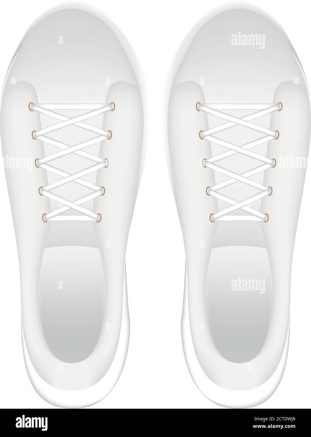 Isolated white tennis shoes. Medical uniform Vector Stock Vector Image & Art Alamy