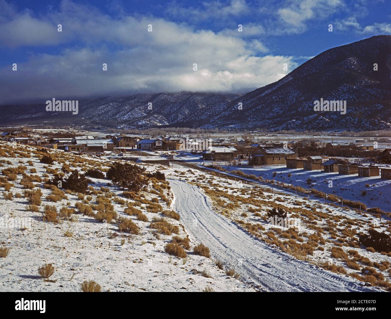 Questa, Taos County, New Mexico Spring 1943 Stock Photo Alamy