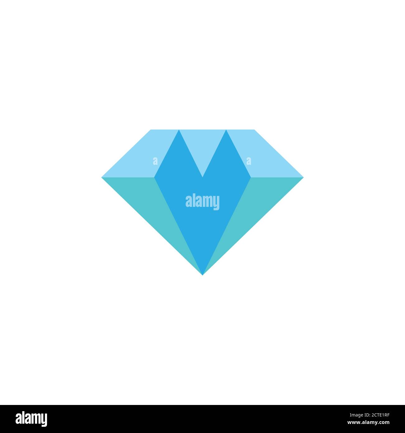 blue diamond simple geometric design logo vector Stock Vector Image ...