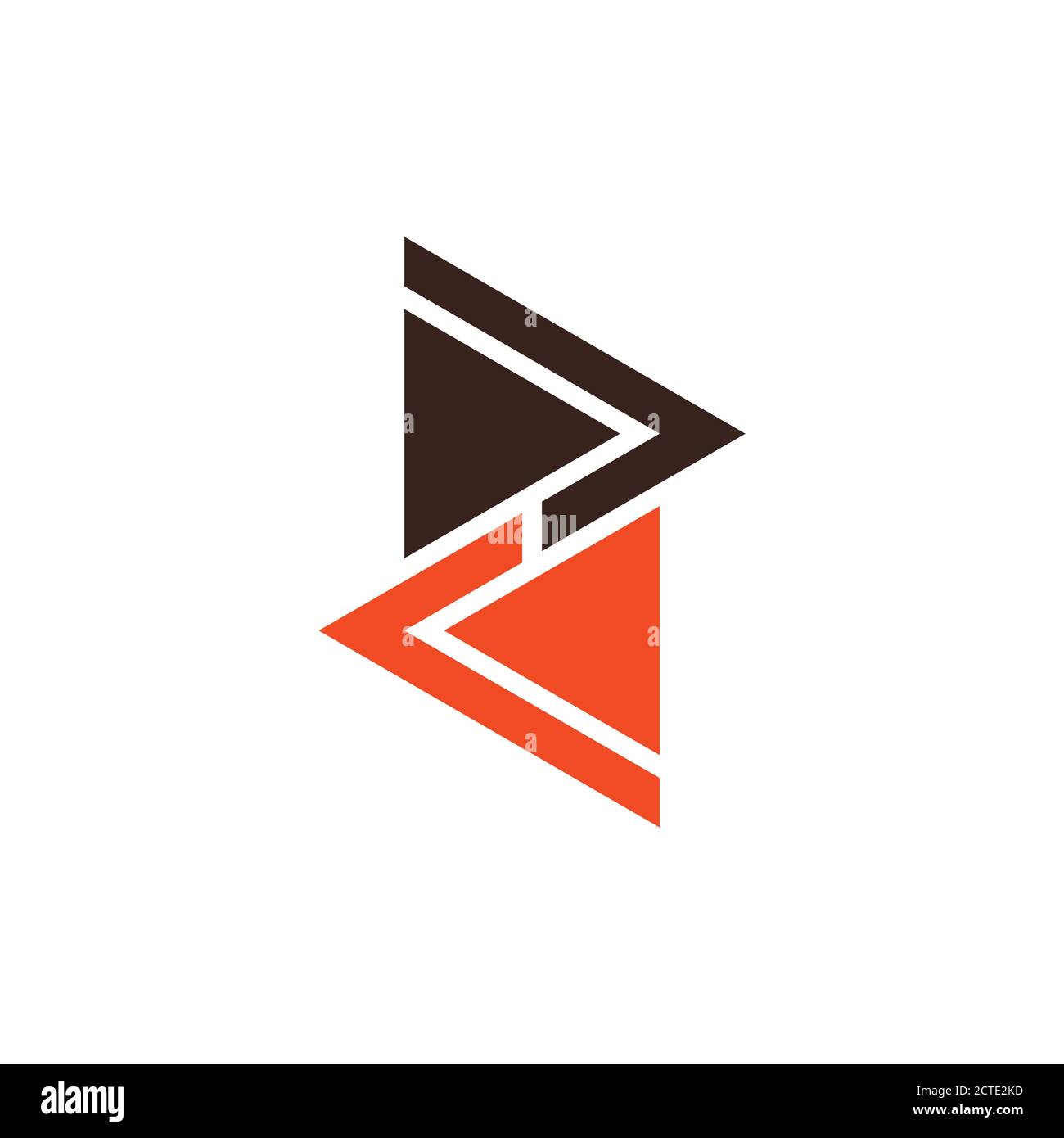 letter z triangle geometric logo vector Stock Vector Image & Art - Alamy