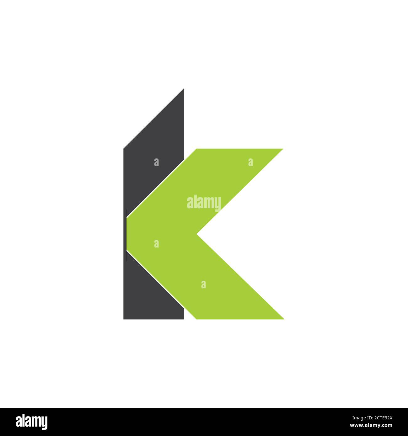  letter k arrow geometric logo Stock Vector Image & Art - Alamy