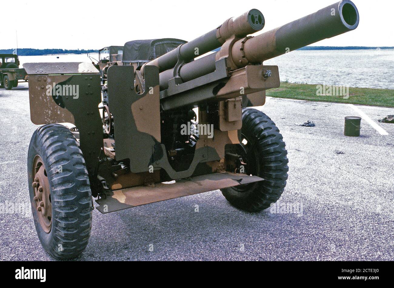 1979 - An M101 105 mm Howitzer. Stock Photo