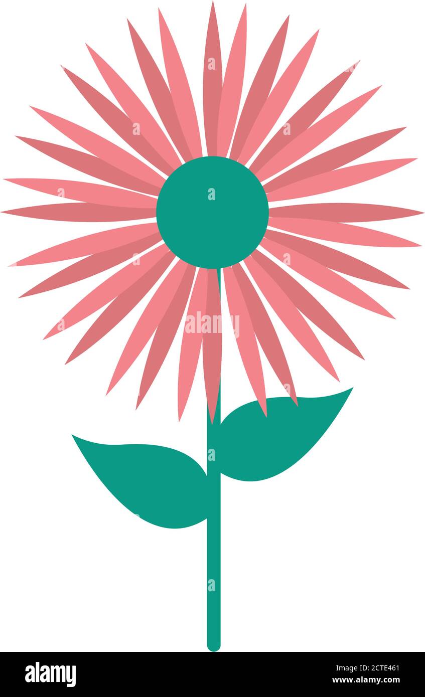 flower flat style icon vector design Stock Vector Image & Art - Alamy