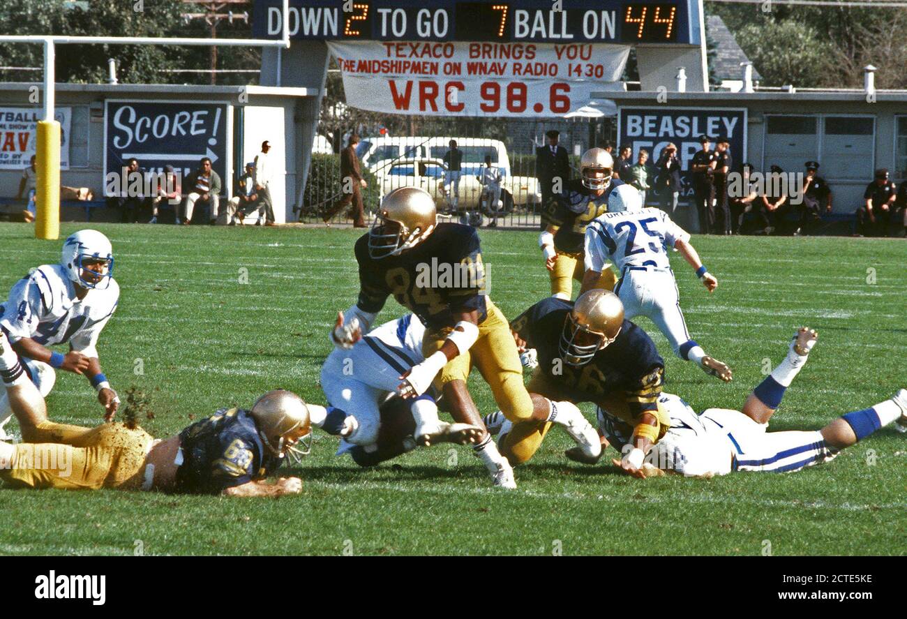 1979 The United States Naval Academy football team plays at the