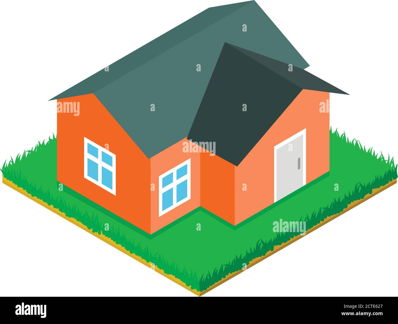 Farm house icon, isometric style Stock Vector Image & Art - Alamy