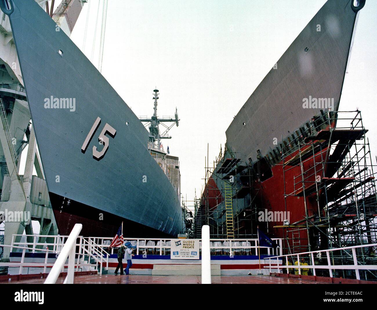 1979 A port bow view of the guided missile frigate ESTOCIN (FFG 15