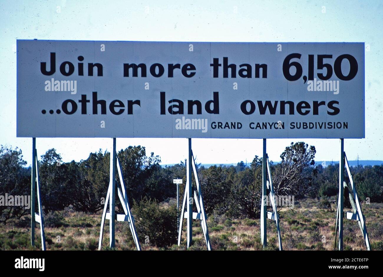 Grand Canyon Estates June 1972 Stock Photo