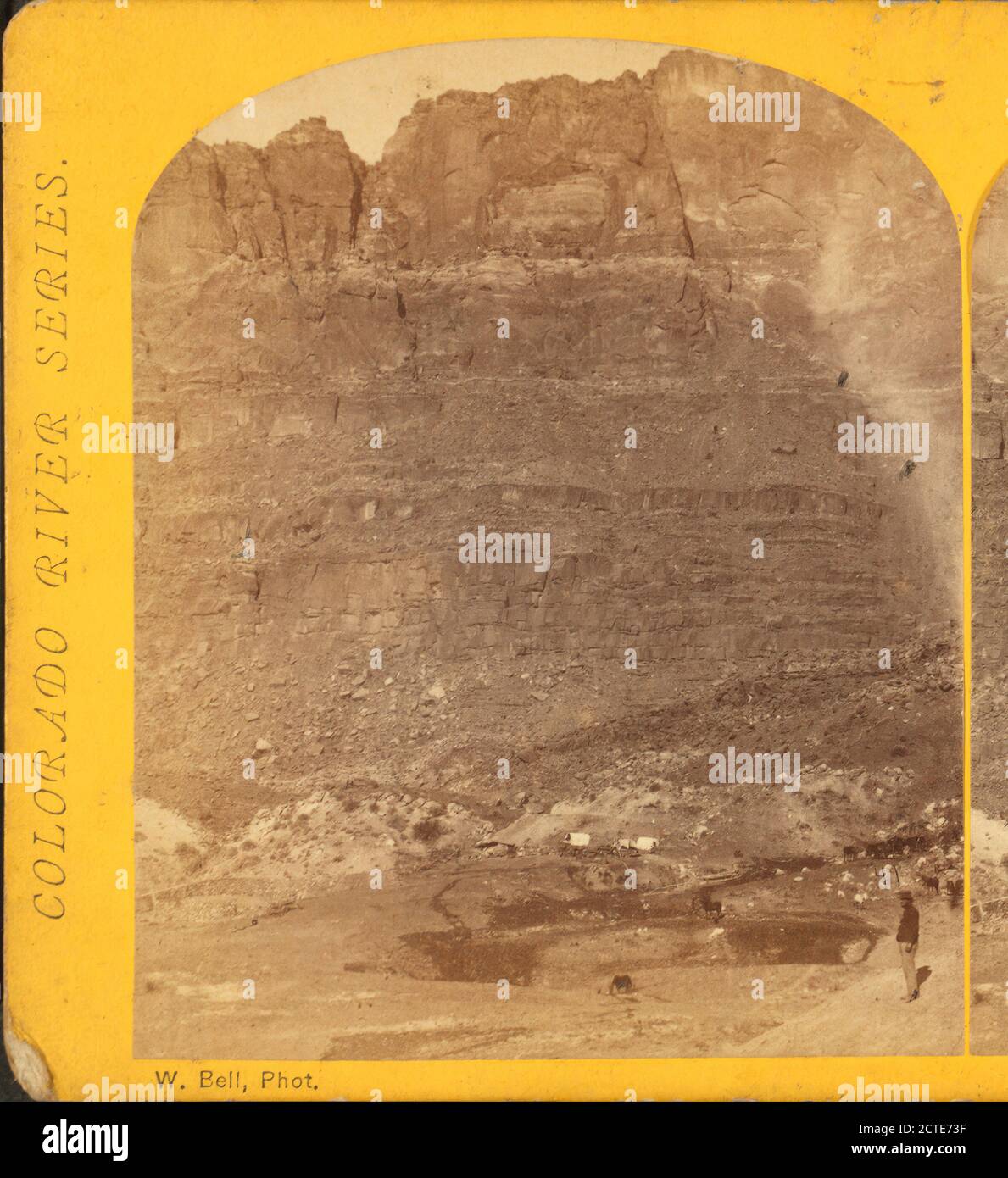 Jacob's Pool, Colorado basin., Geographical Surveys West of the 100th Meridian (U.S.), 1872, United States Stock Photo