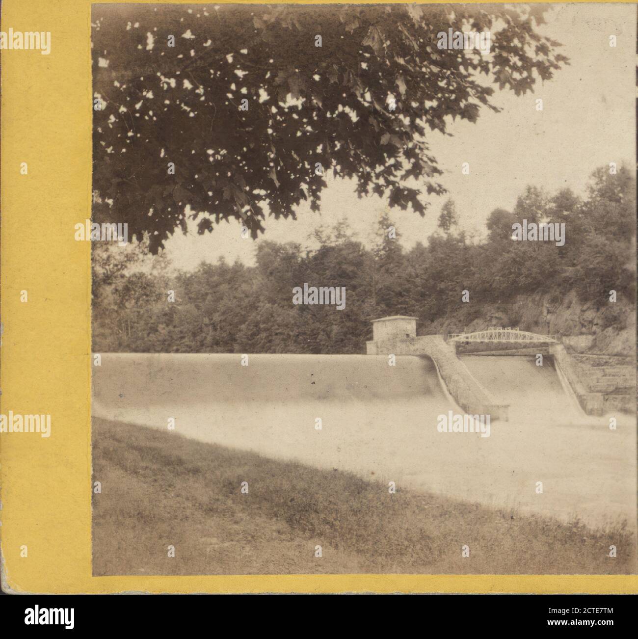 Croton Dam, on the Croton River, N.Y., E. & H.T. Anthony (Firm), Water