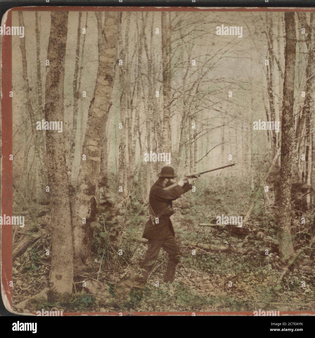 A hunter., New York (State), Mahopac, Lake (N.Y Stock Photo Alamy