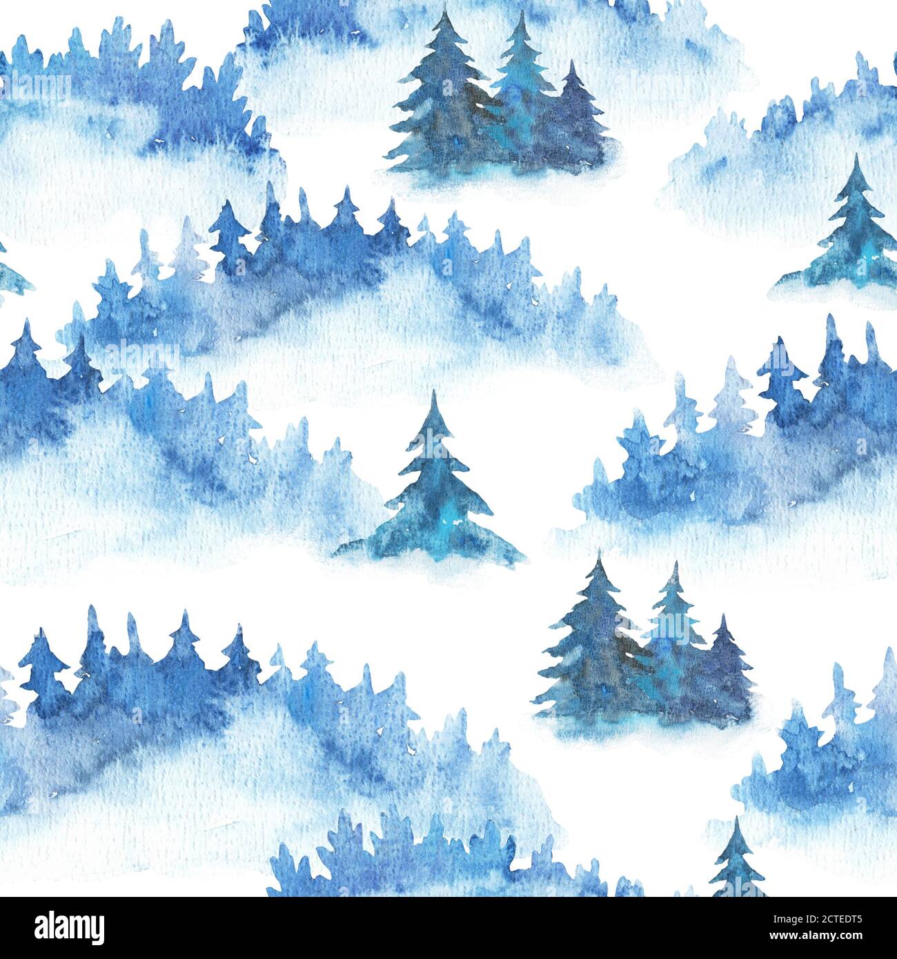 Watercolor Of Trees High Resolution Stock Photography And Images Alamy