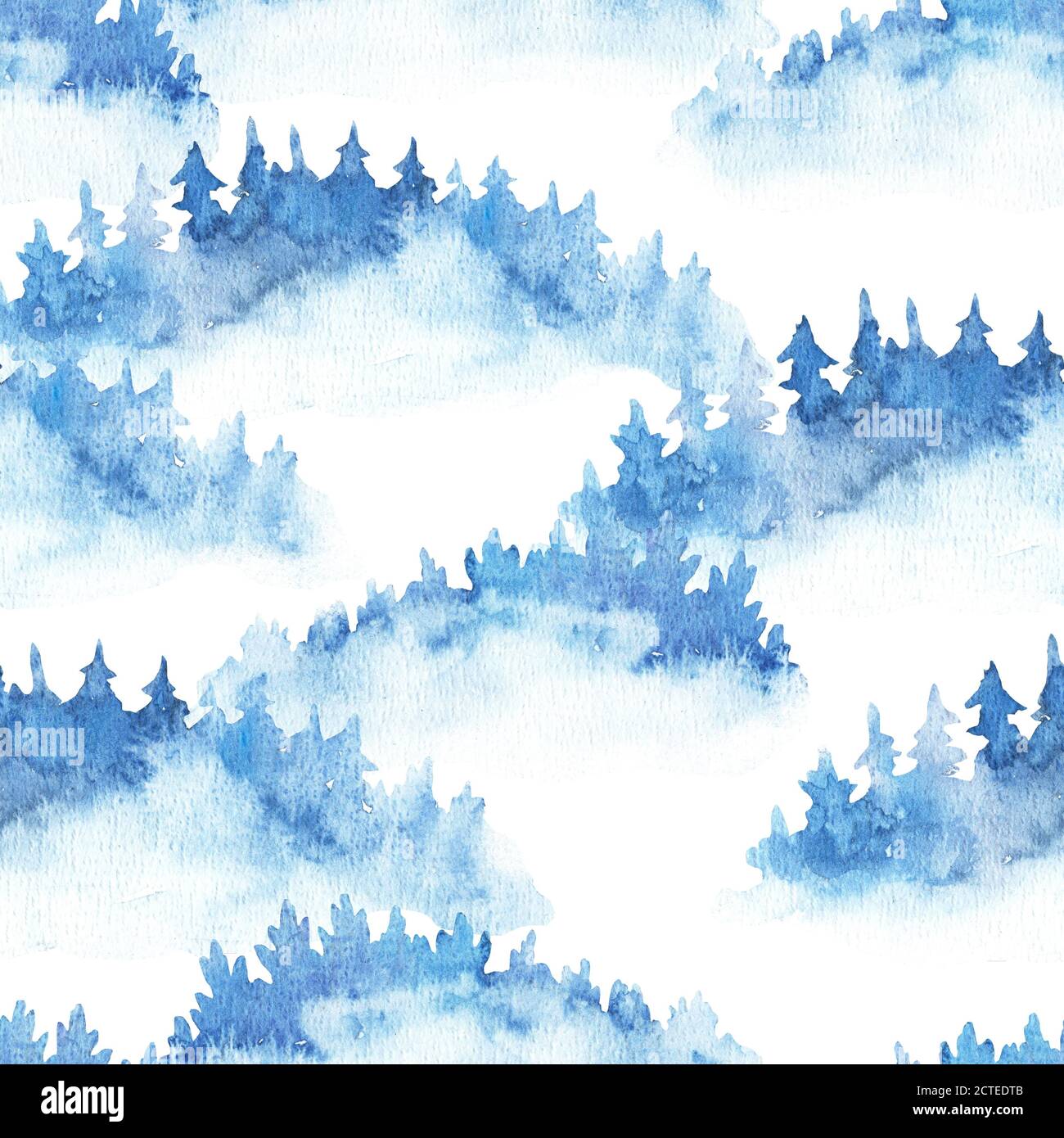 Watercolor Of Trees High Resolution Stock Photography And Images Alamy