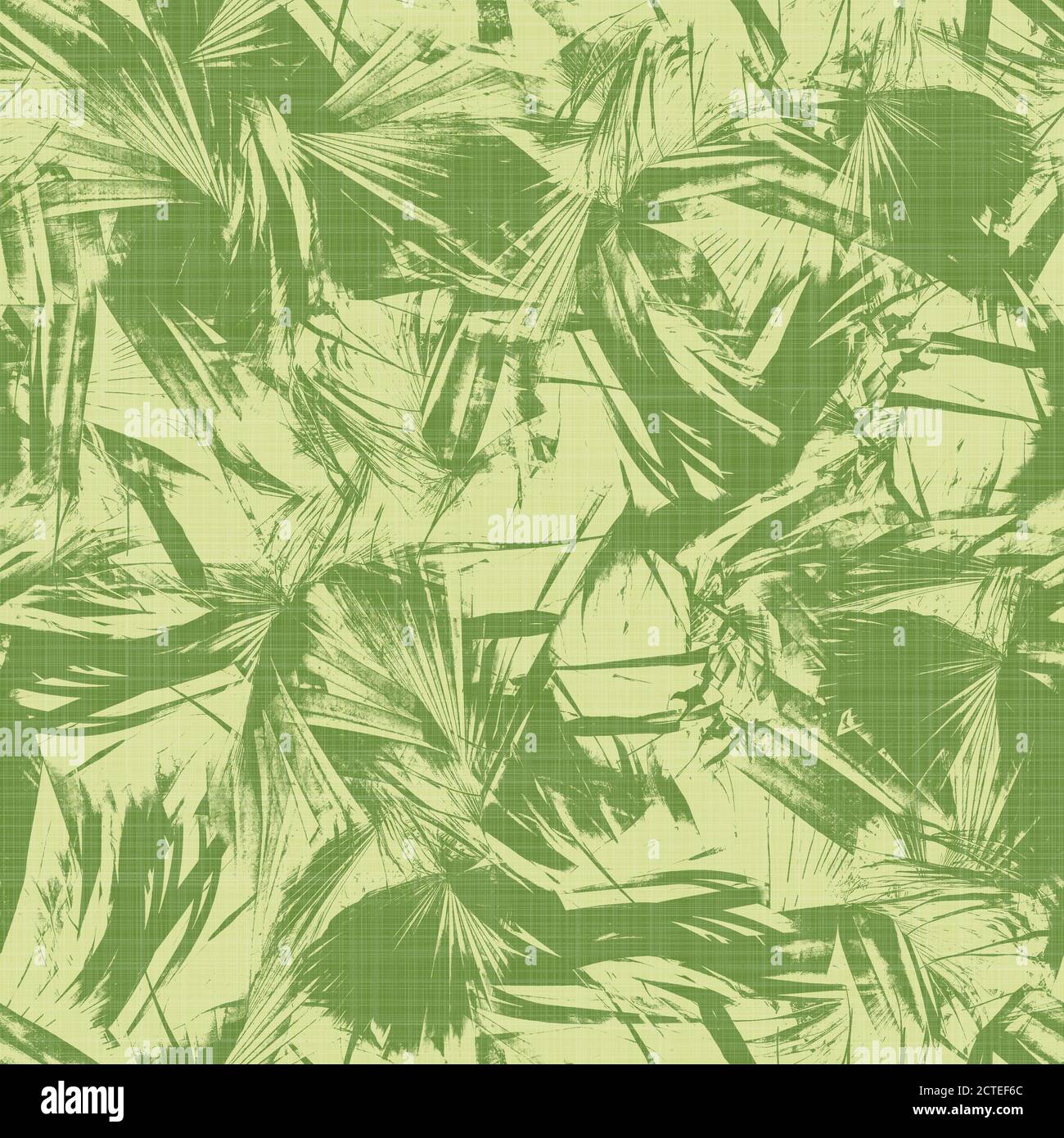Bright line green tropical leaves seamless pattern Stock Photo - Alamy