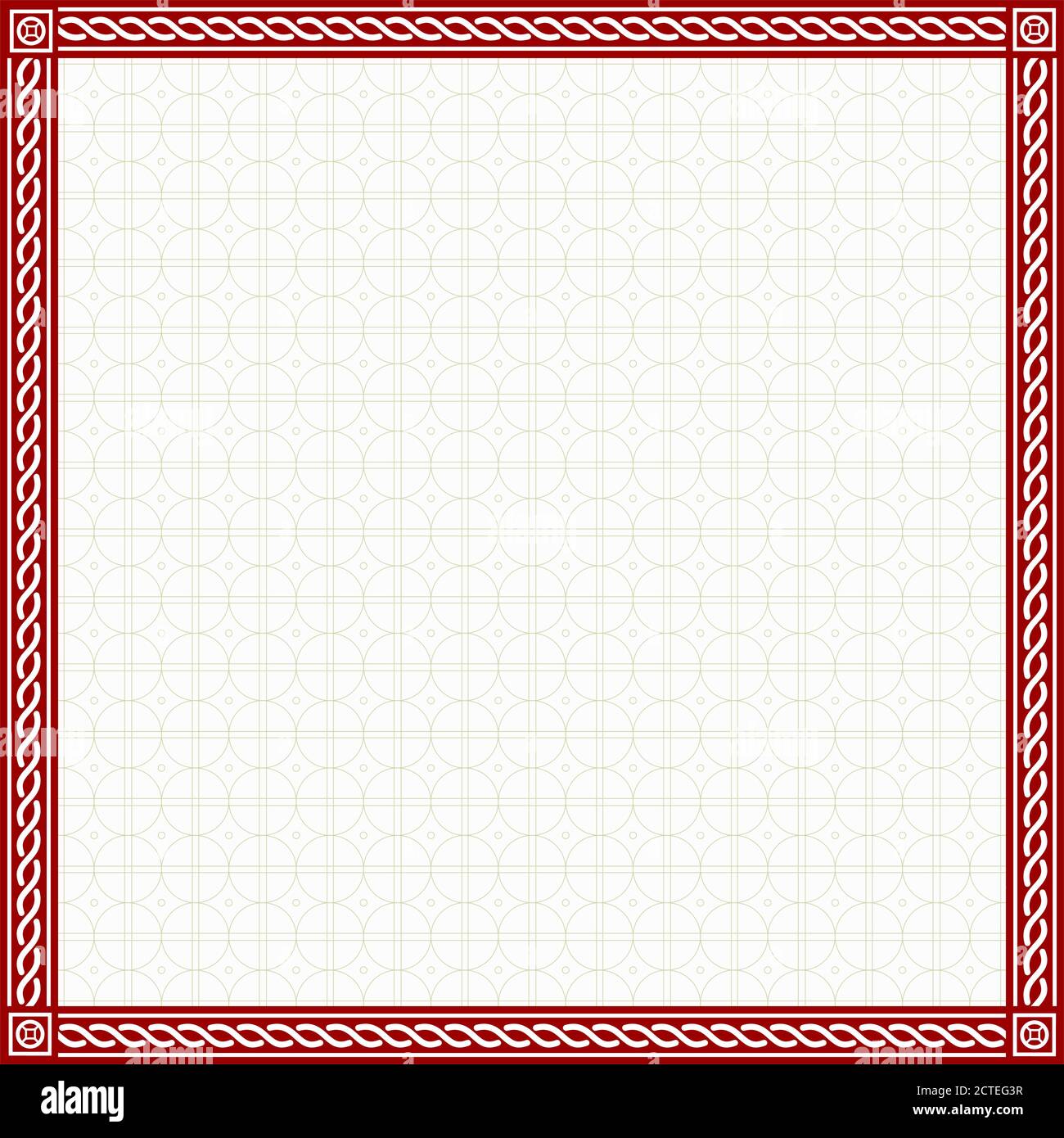 Chinese Traditional Background, White Page Stock Vector