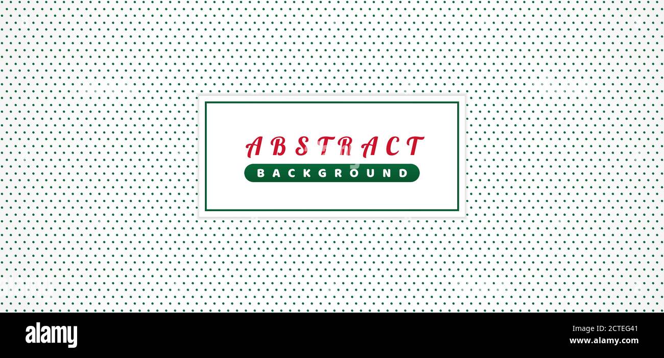 Halftone pattern circle dot background green color design. vector illustration. Stock Vector