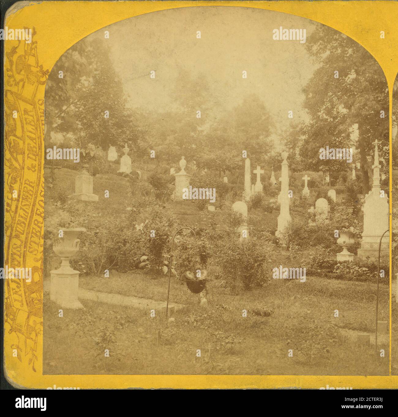 Oak Hill Cemetery, Georgetown., Jarvis, J. F. (John F.) (b. 1850), 1875, Washington (D.C Stock Photo