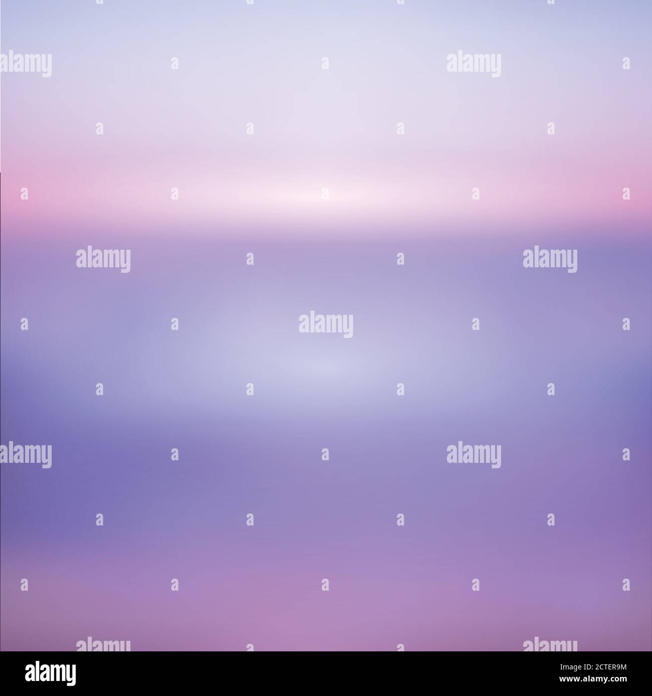 Vector blurred sunrise seascape. Vector background for your design. Stock Vector