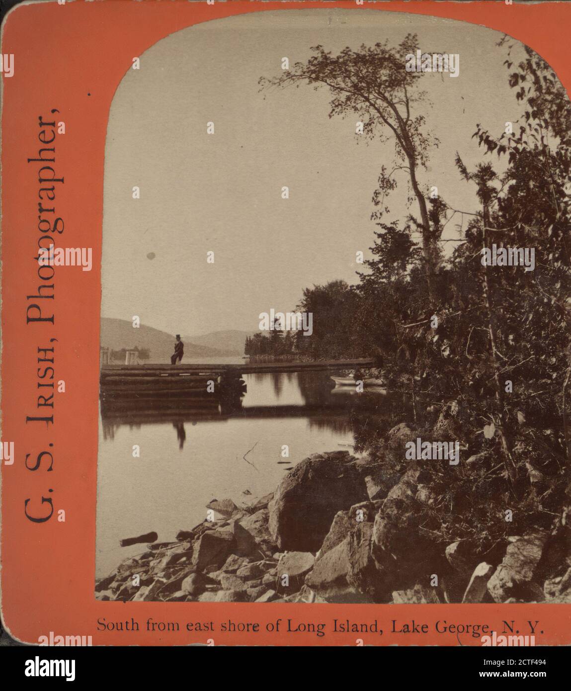 South from east shore of Long Island, Lake N.Y., New York