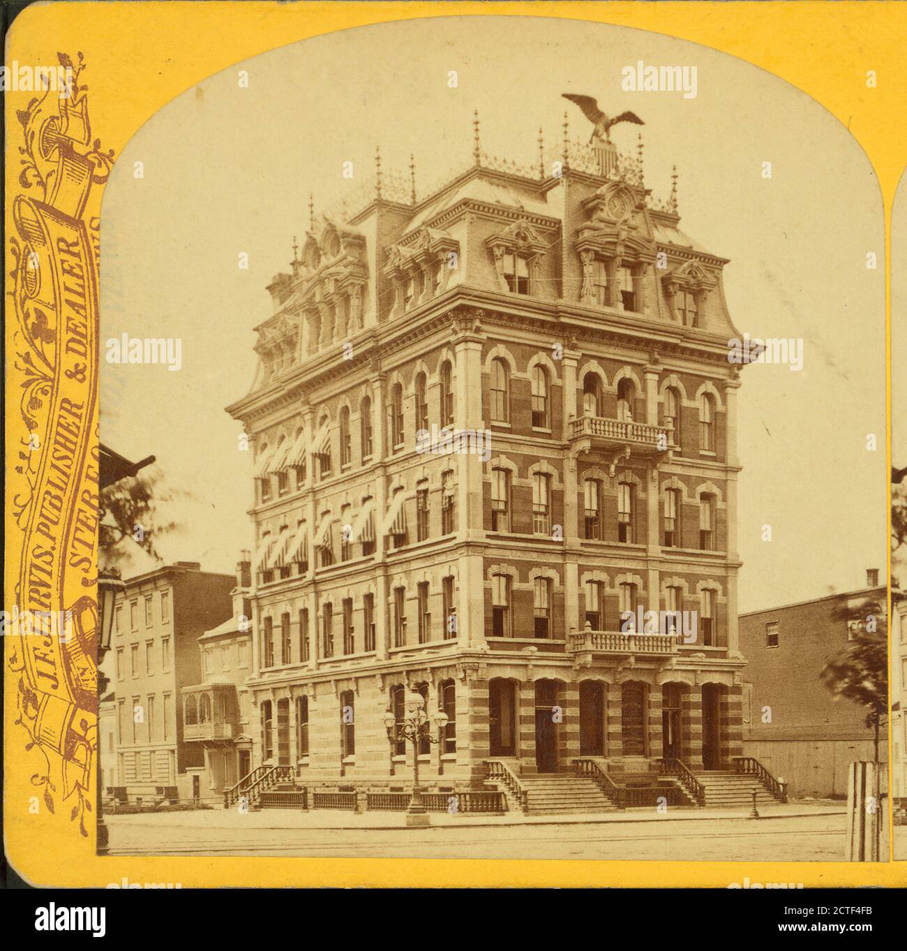 The 'Republican' Building., Jarvis, J. F. (John F.) (b. 1850), 1880, Washington (D.C Stock Photo