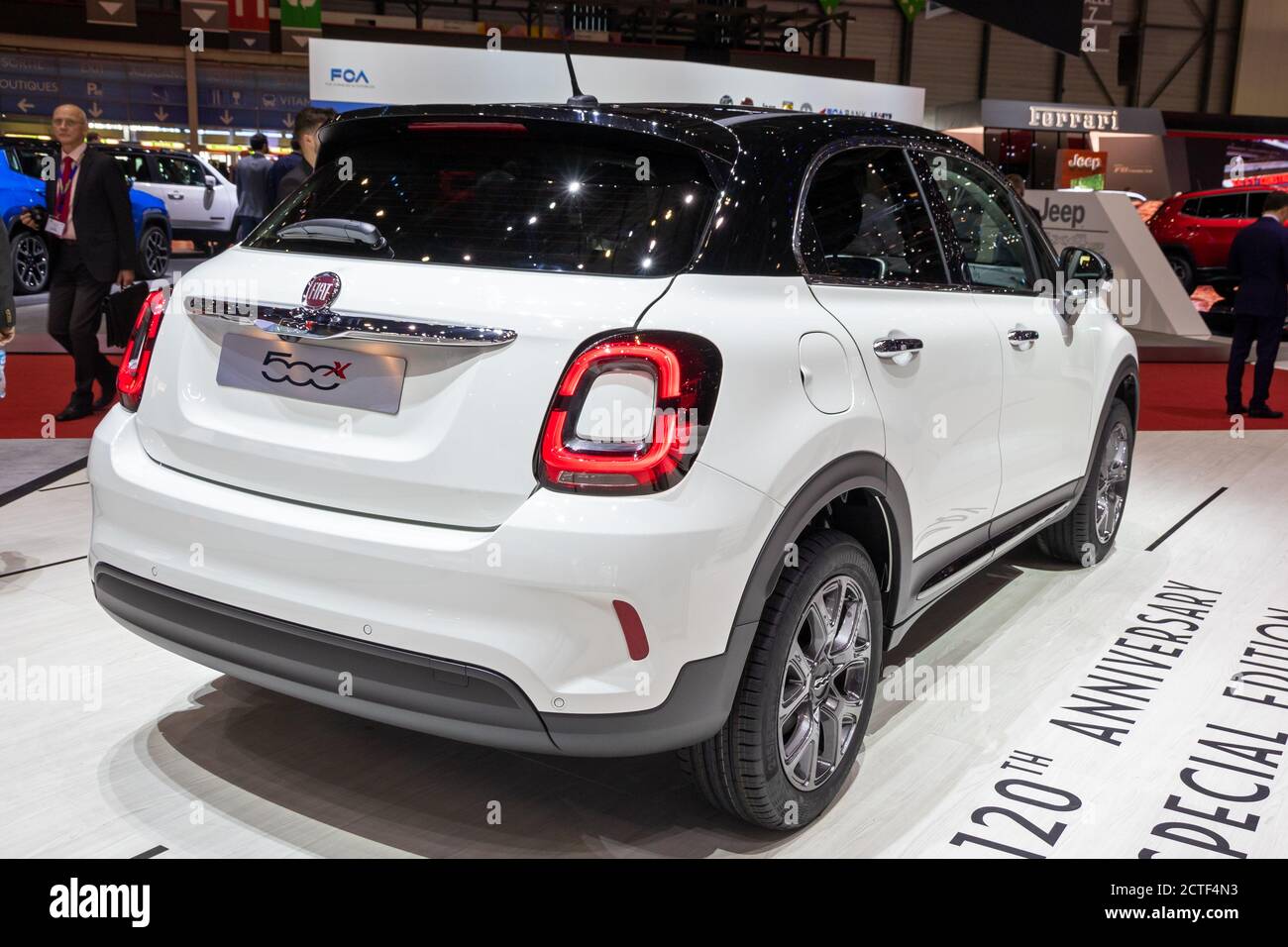 Fiat 500X at the 89th Geneva International Motor Show. Geneva, Switzerland - March 5, 2019. Stock Photo