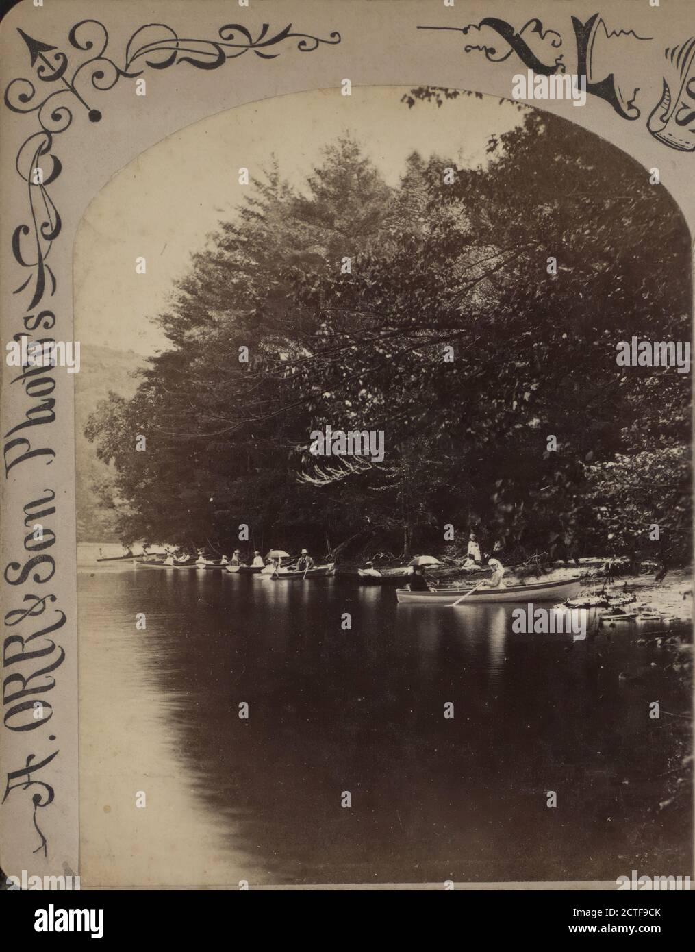 The Beach, Luzerne Lake, N.Y., New York (State Stock Photo Alamy